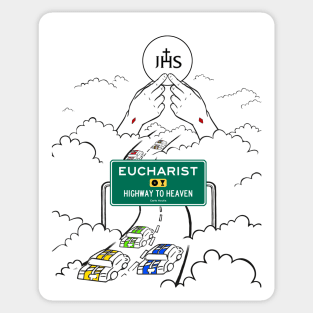 Eucharist: Highway to Heaven 'animated' Sticker